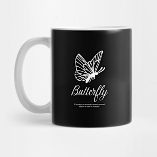 T-Shirt Design Quotes about Butterflies Mug